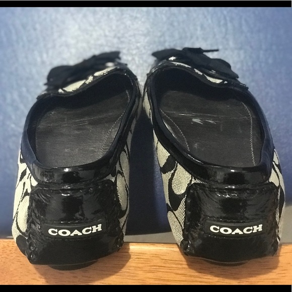 Coach signature canvas/leather flats - Picture 8 of 16
